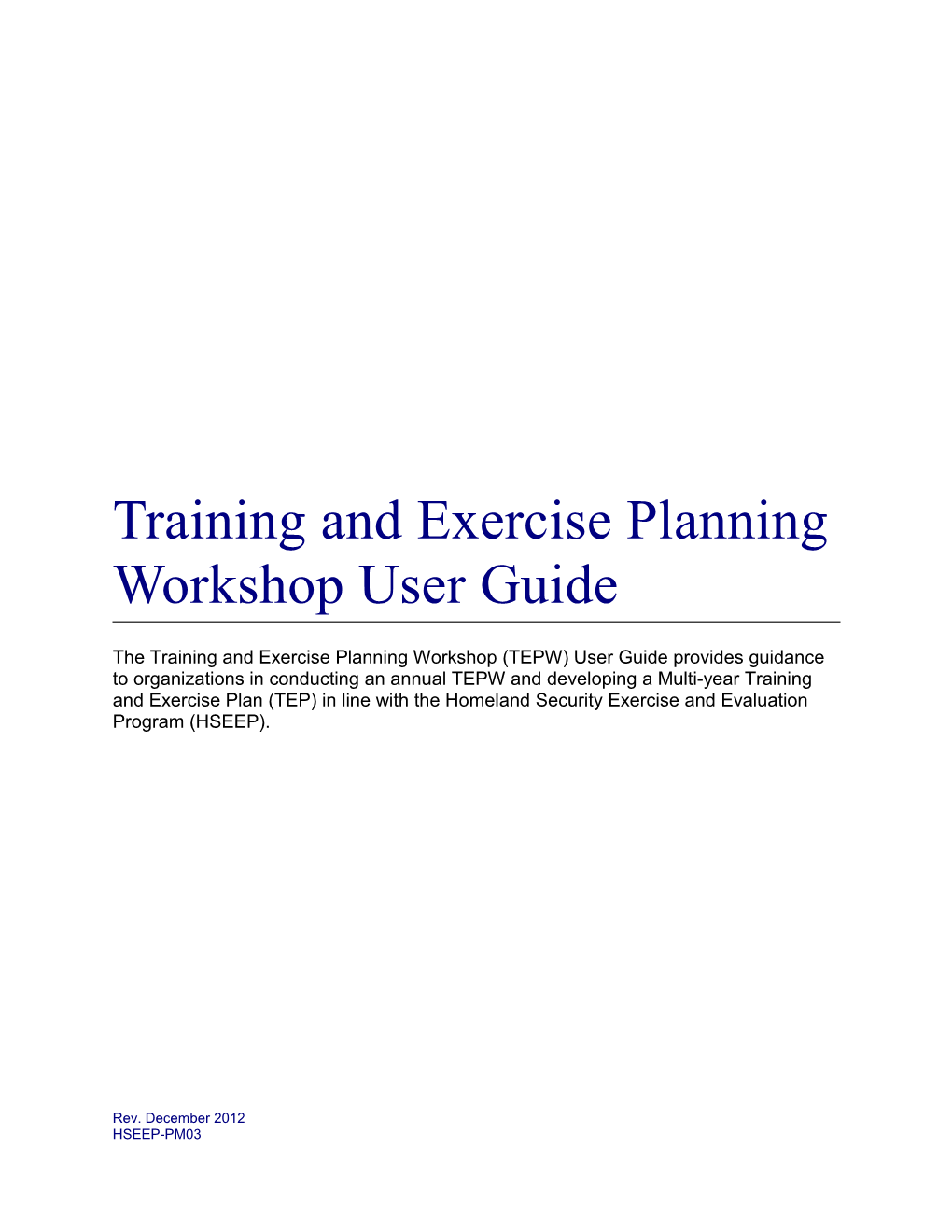 TEPW User Guide Dec-12