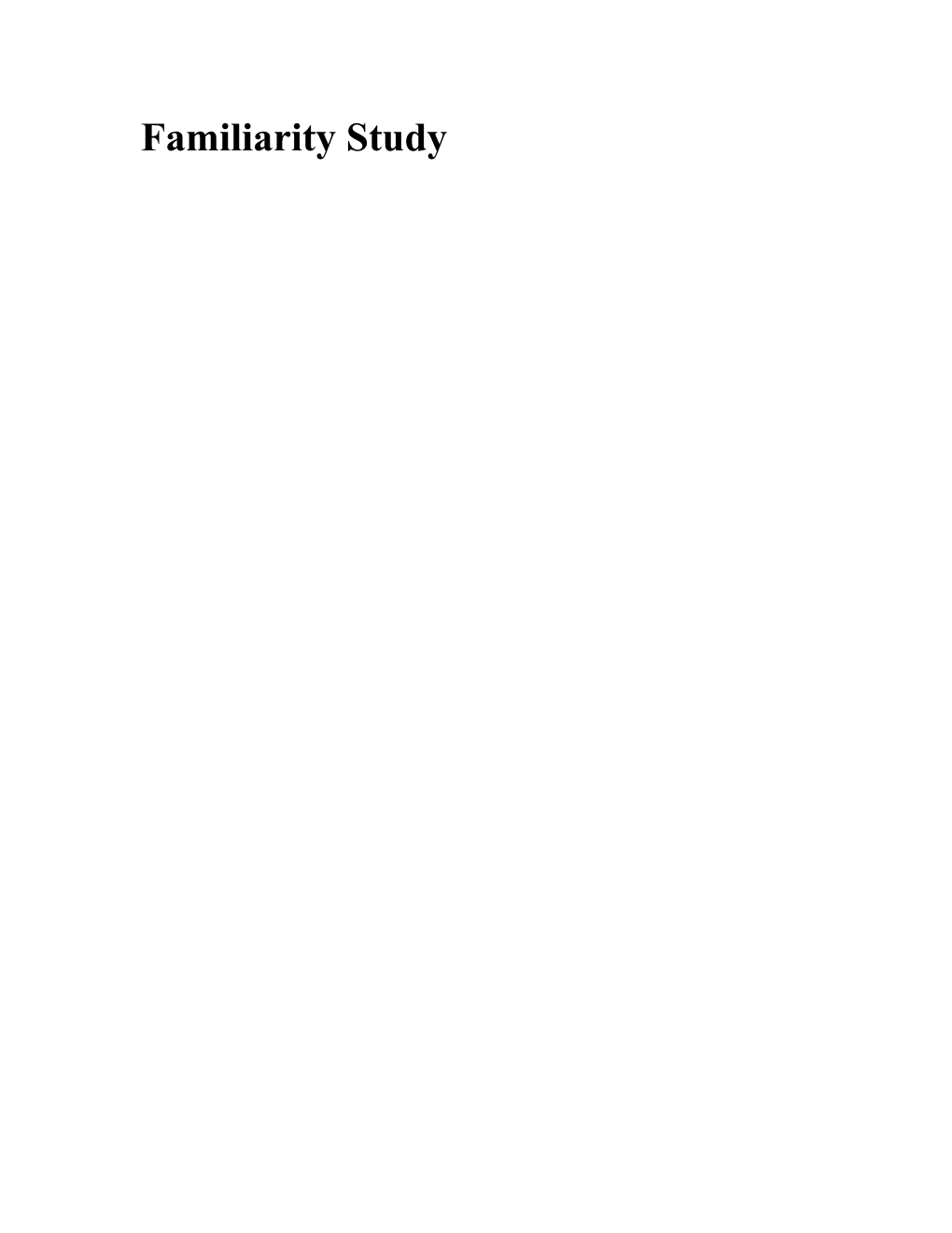 Use the Scantron Toindicate Your Familiarity on a 5-Point Scale