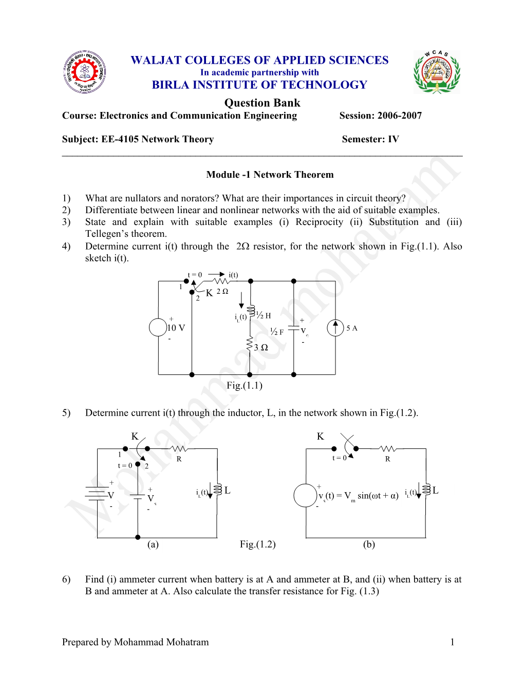 Electrical & Electronics Engineering Department