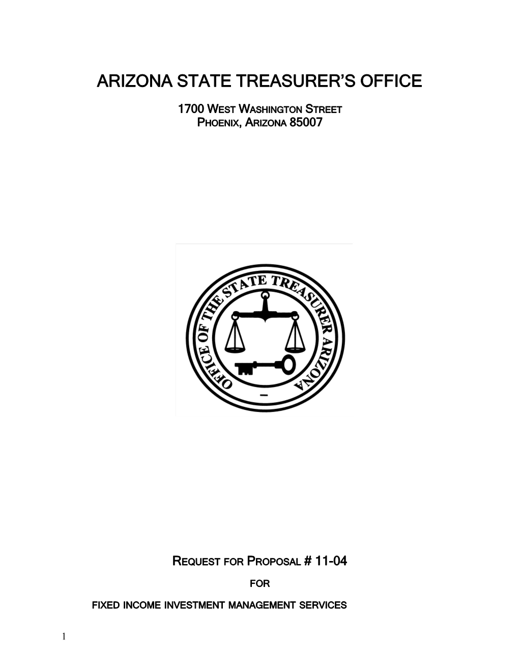 Arizona State Treasurer S Office