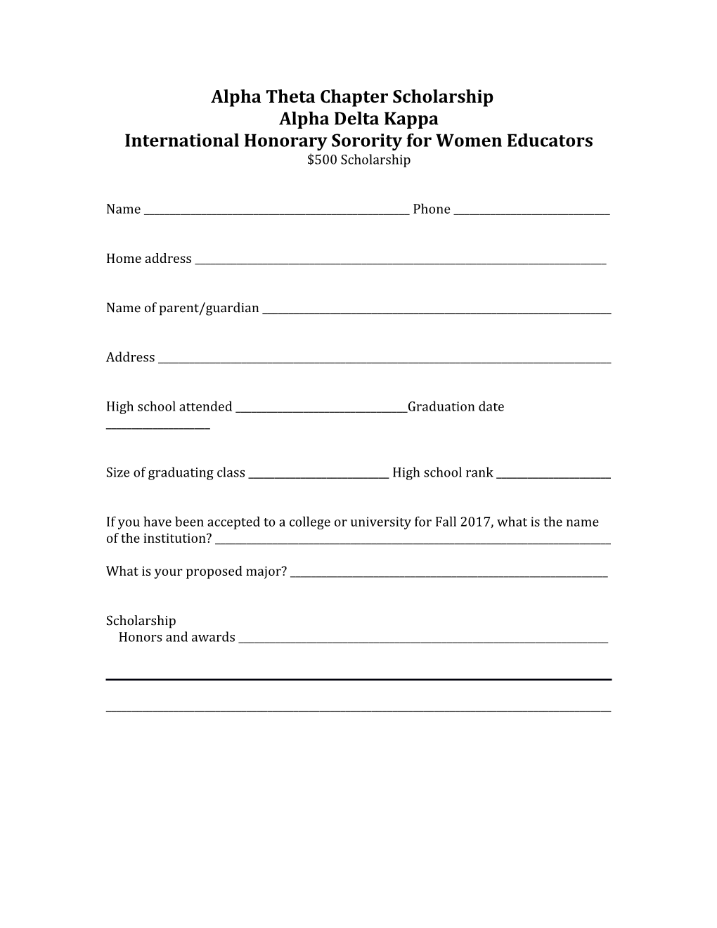 International Honorary Sorority for Women Educators