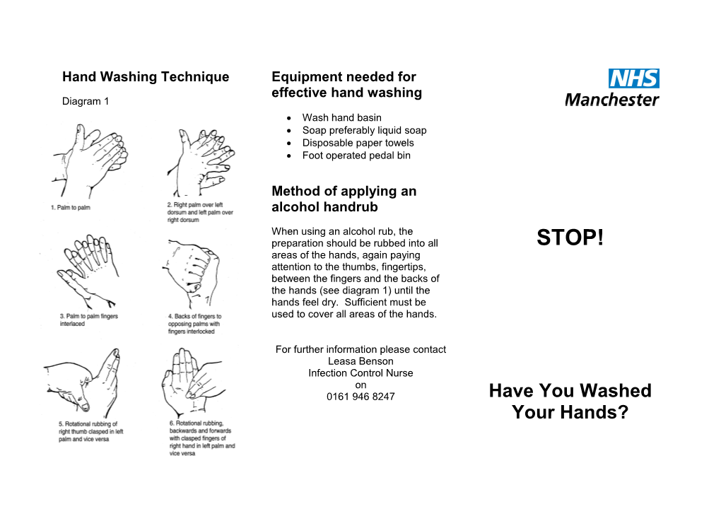 Hand Washing Technique