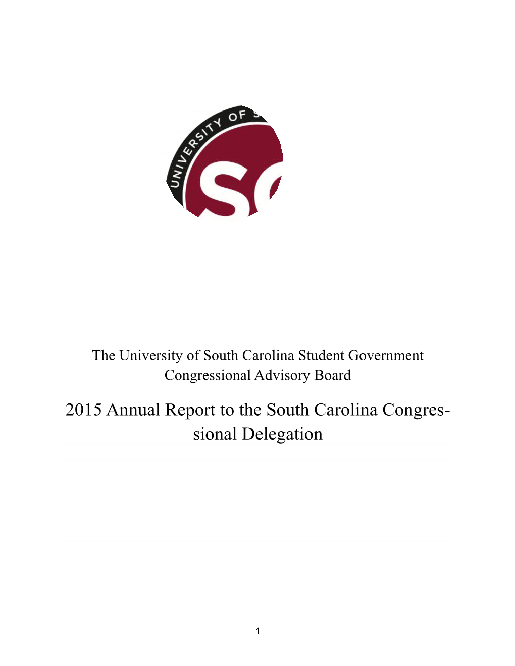 The University of South Carolina Student Government