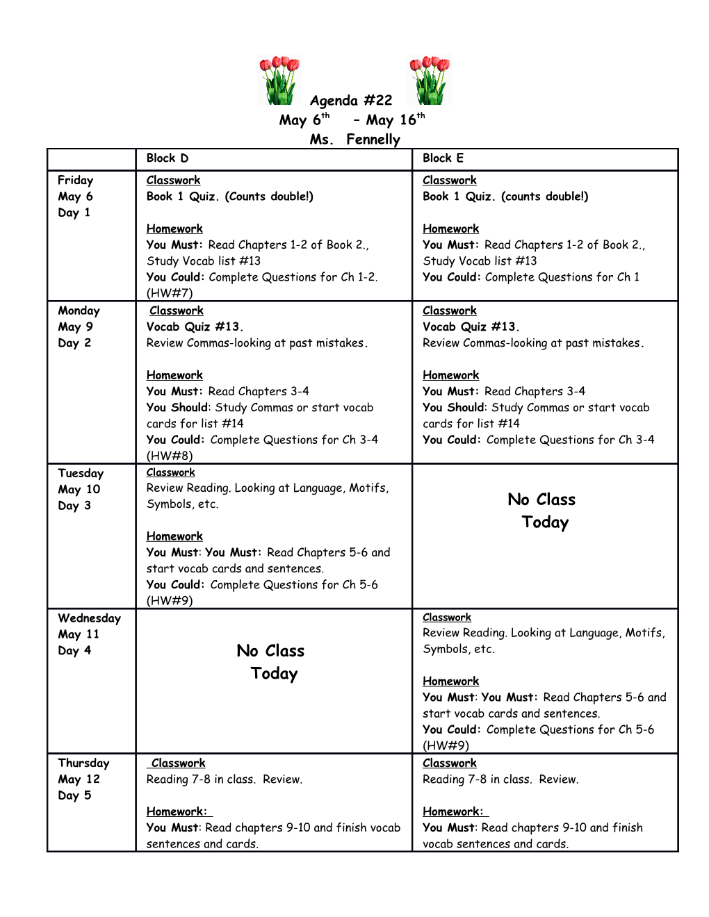 Books 2 Quiz (Counts Double)