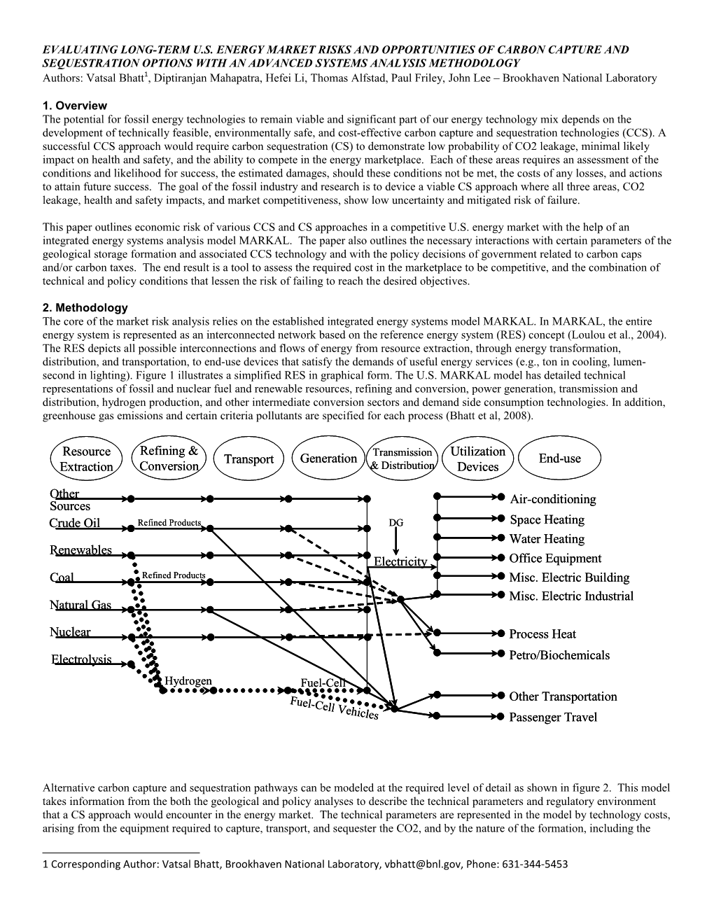 Evaluating Long-Term U.S. Energy Market Risks and Opportunities of Carbon Capture And