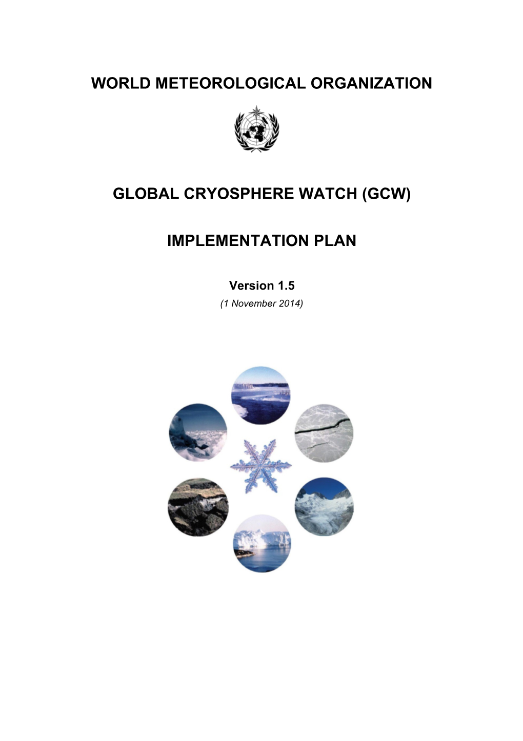 Global Cryosphere Watch (Gcw)