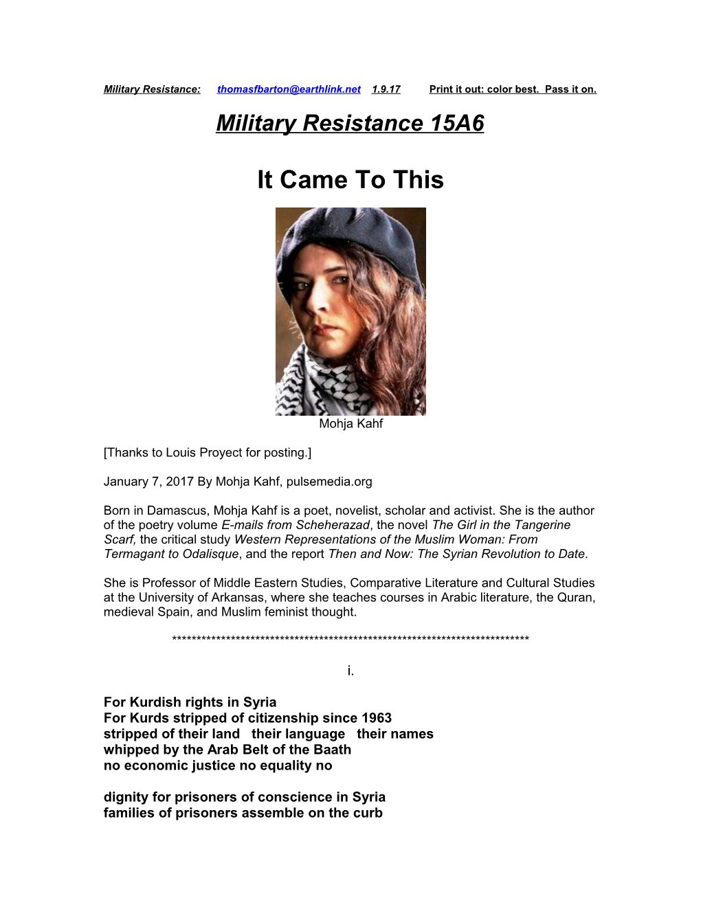 Military Resistance 15A6