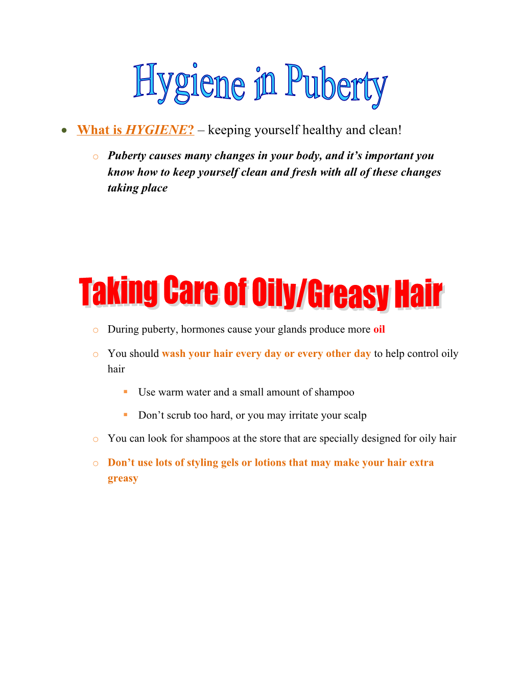 What Is HYGIENE? Keeping Yourself Healthy and Clean!