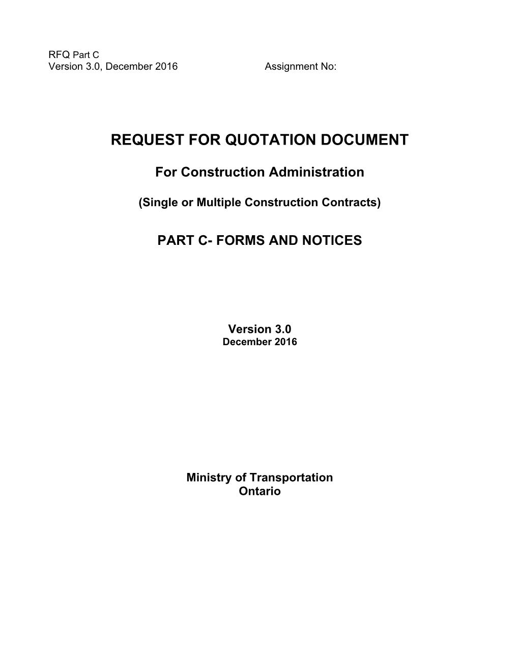 CA RFQ Part C Working Document
