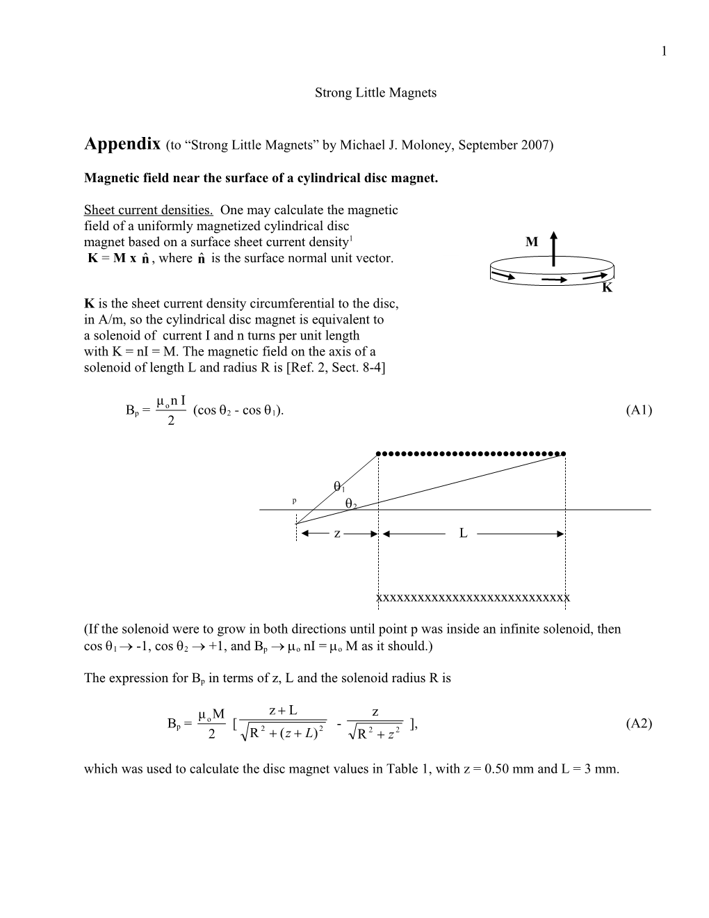 Strong Magnet Appendix