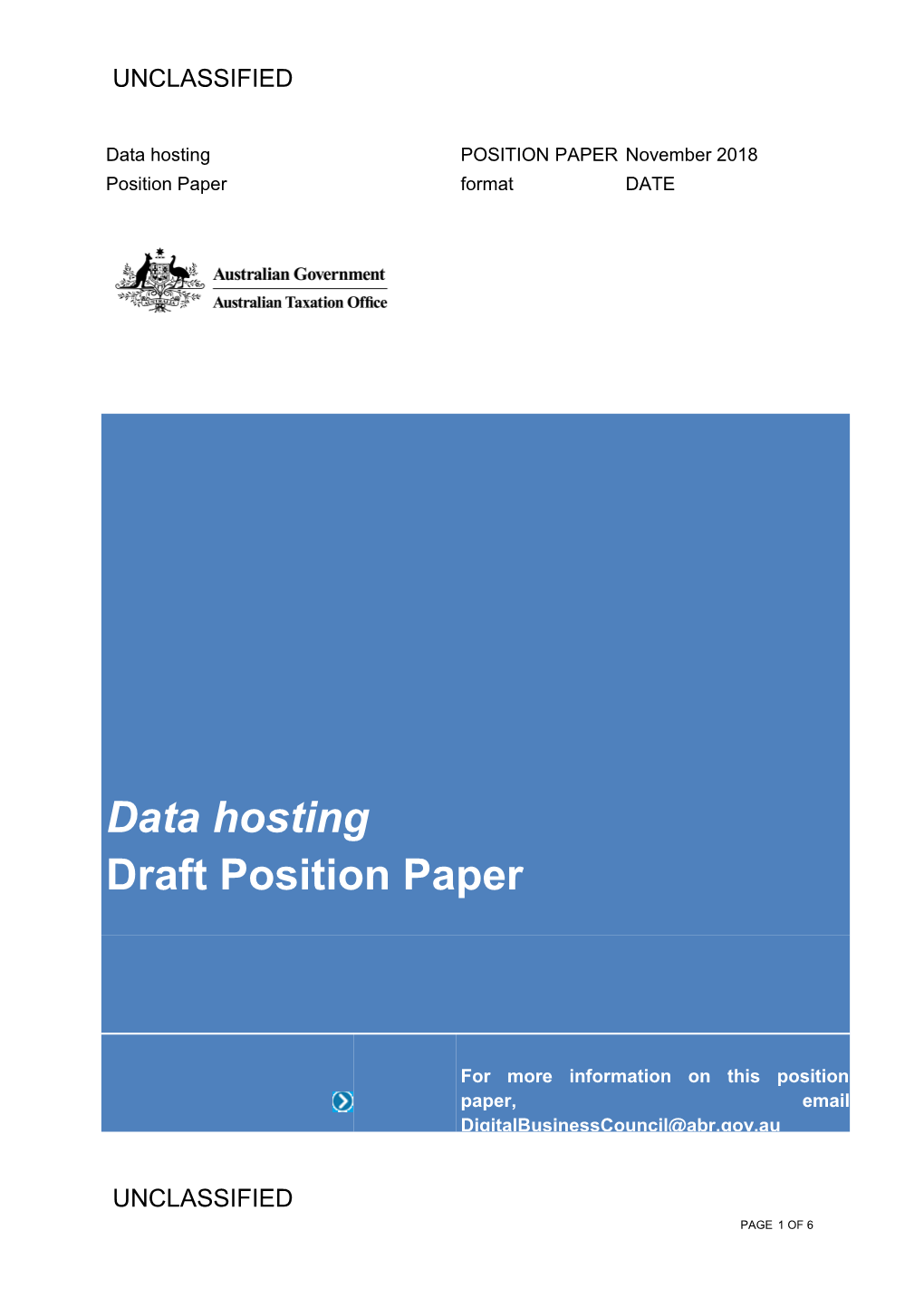 This Paper Describes Key Factors Thatwill Provide a Level of Confidence in the Jurisdictional