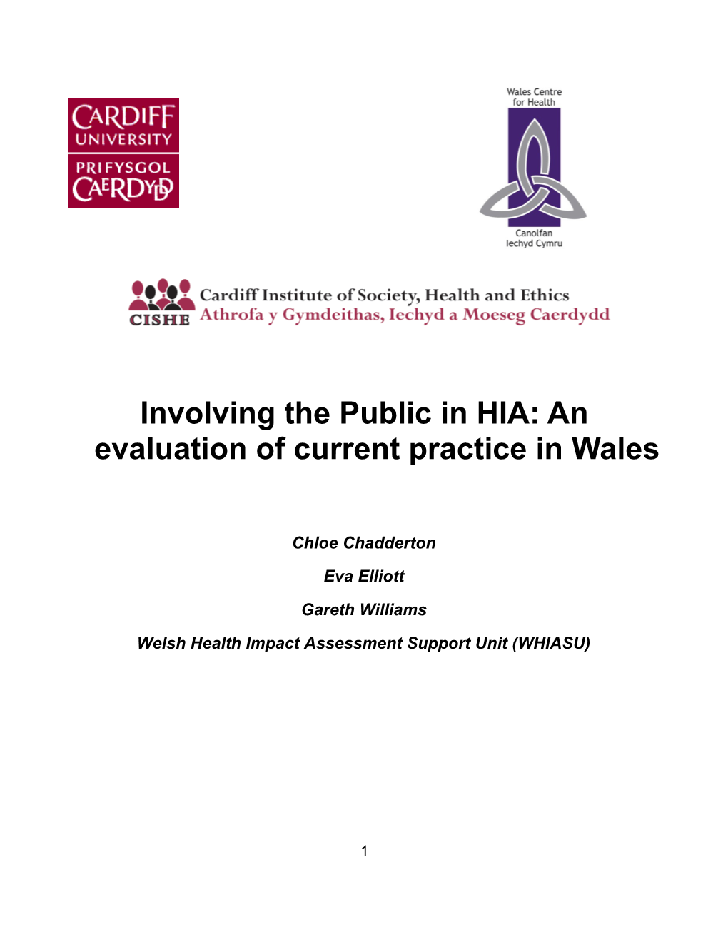 Introduction to the Notion of Public Participation in HIA