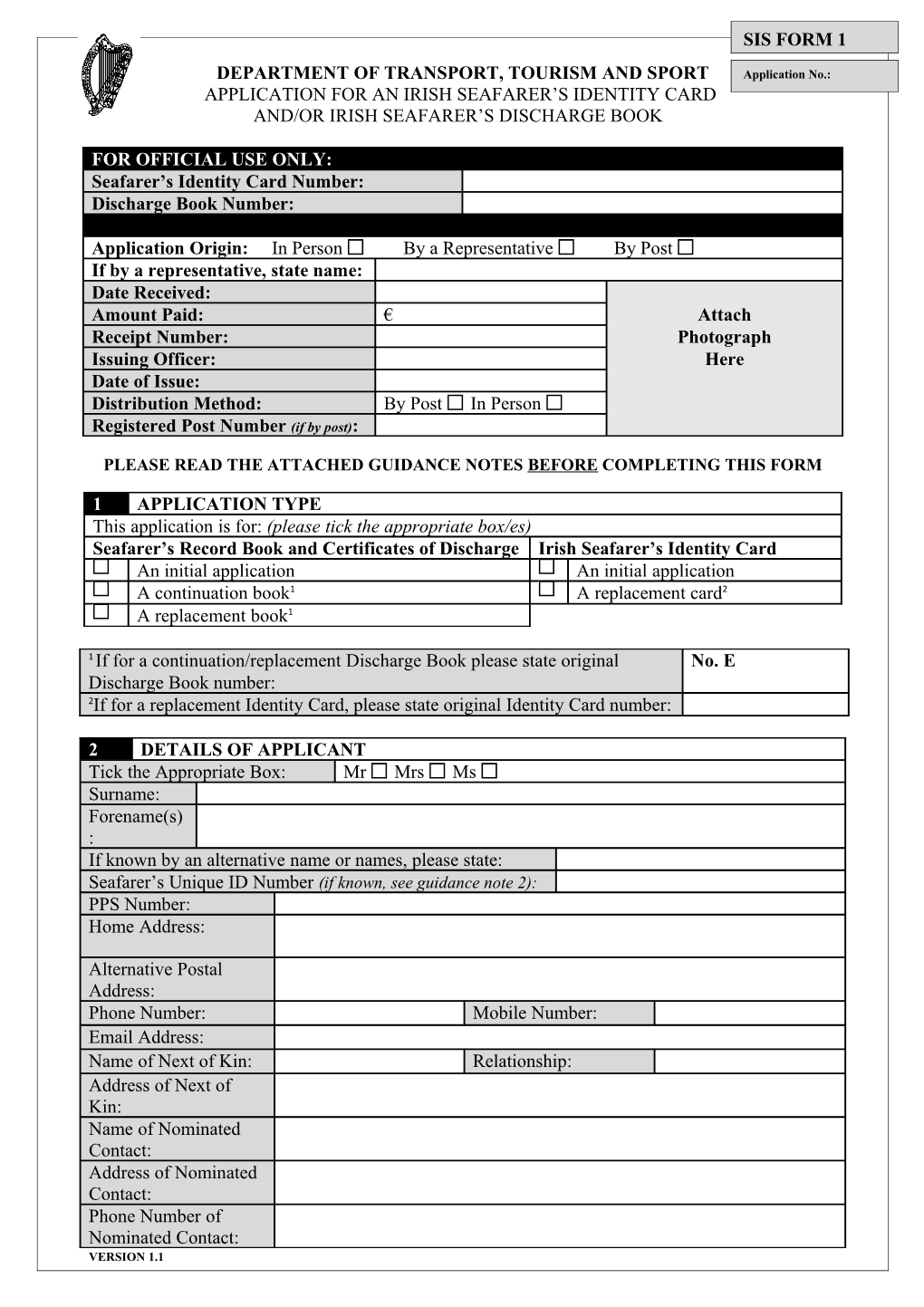 Discharge Book and ID Card Application