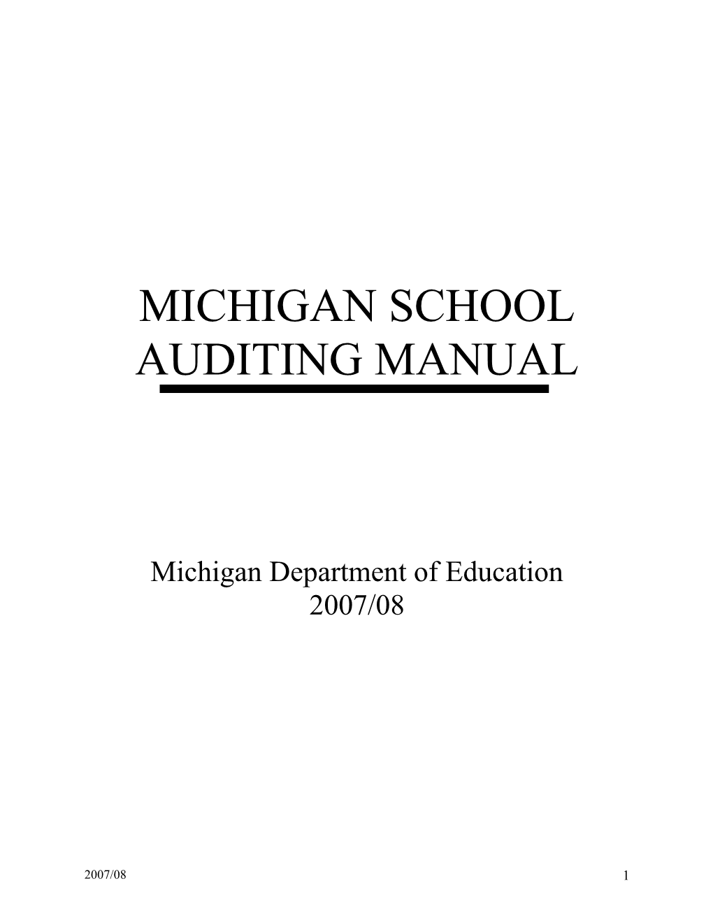 Auditing Manual