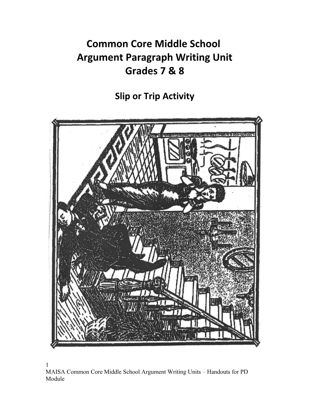 Common Core Middle School Argument Paragraph Writing Unit