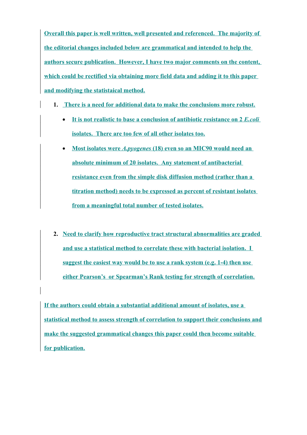 New-Evaluation of Clinical Postpartum Endometritis, Bacterial Isolation and Susceptibility