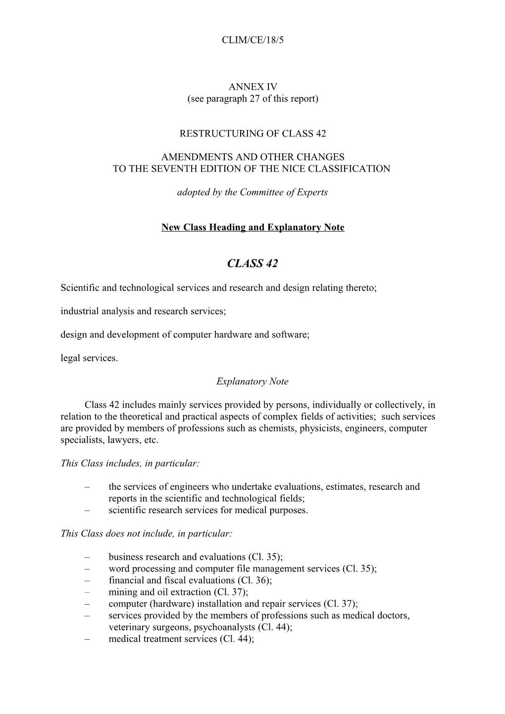 CLIM/CE/18/5: Report (Annex 4)