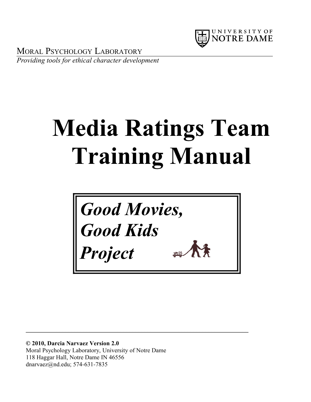 Media Ratings Team Training Manual