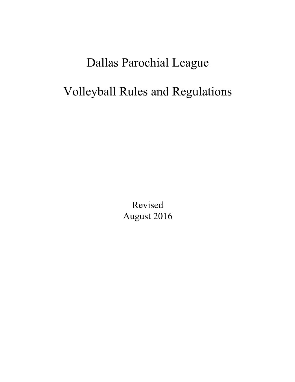 Dallas Parochial League