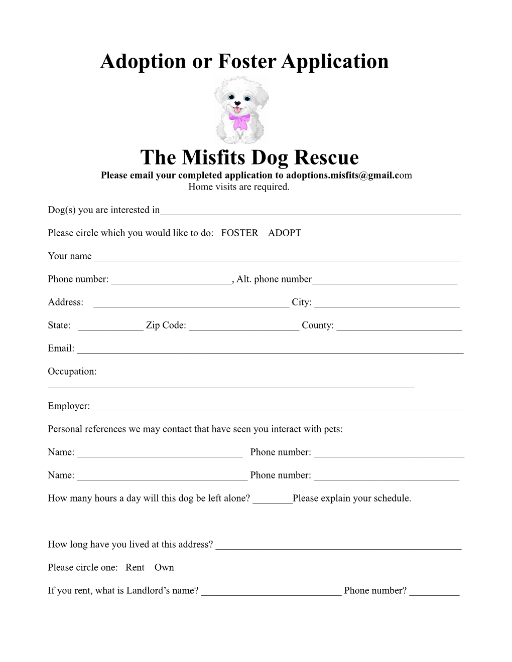 The Misfits Dog Rescue