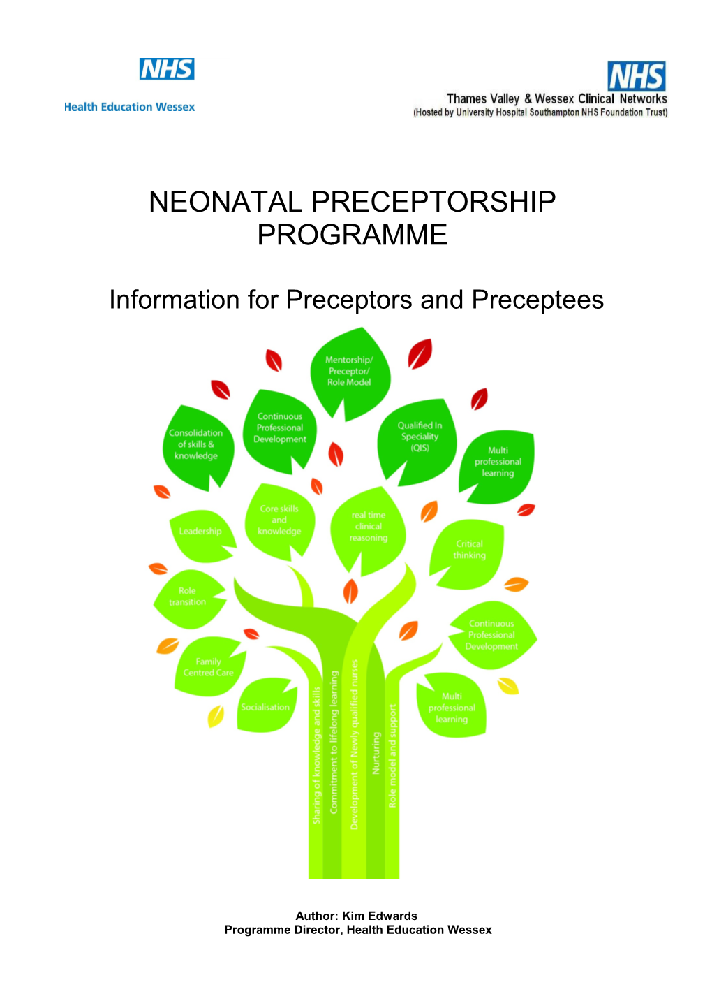 Information for Preceptors and Preceptees