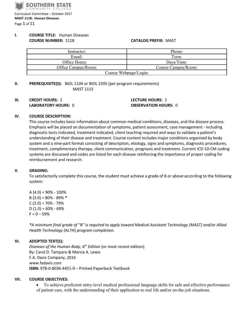 MAST1118 Human Diseases