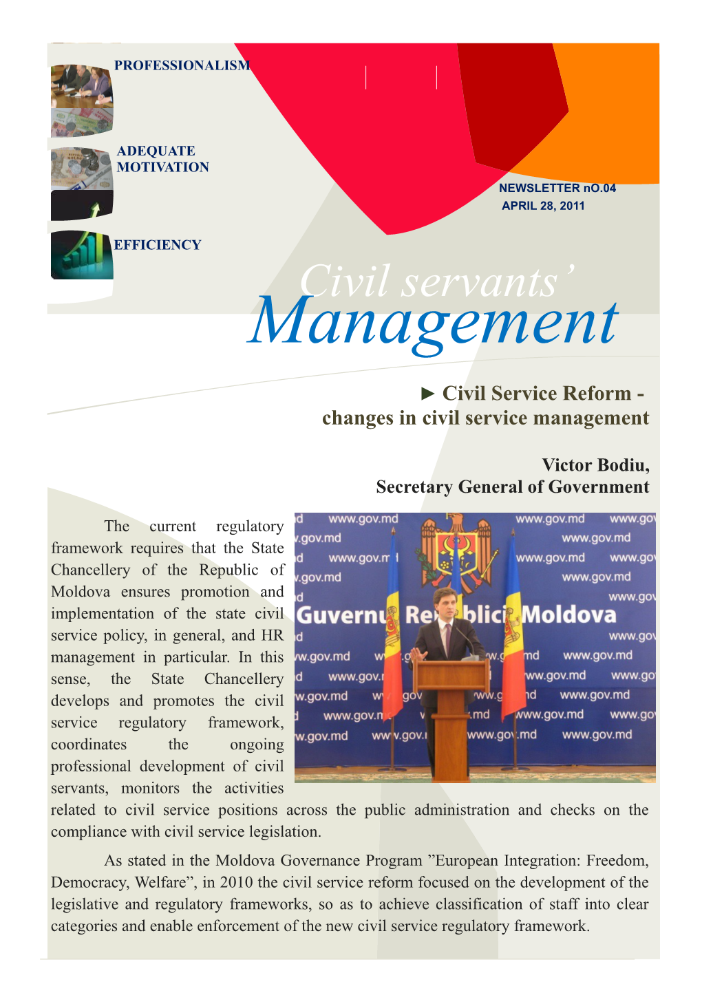 Changes in Civil Service Management