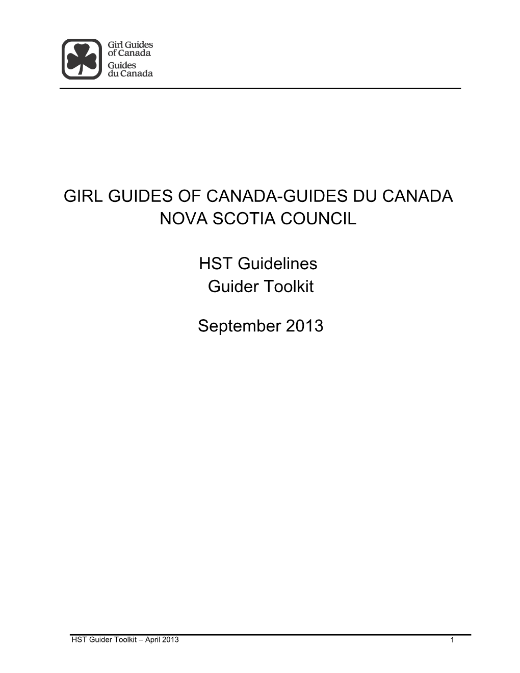 Girl Guidesof Canada-Guidesdu Canada Nova Scotia Council