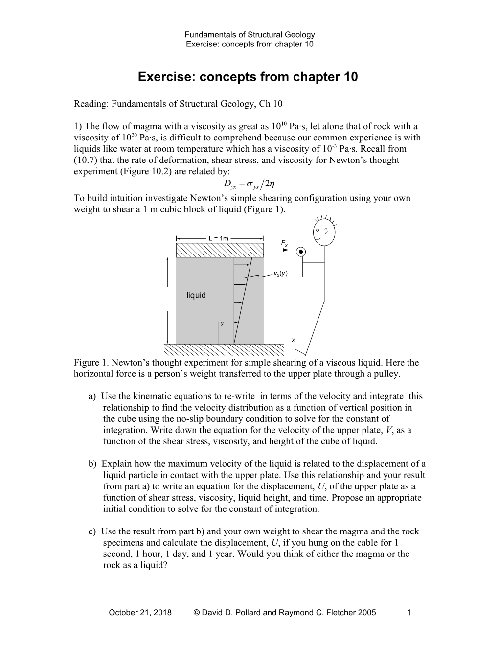 Exercise: Concepts from Chapter 10