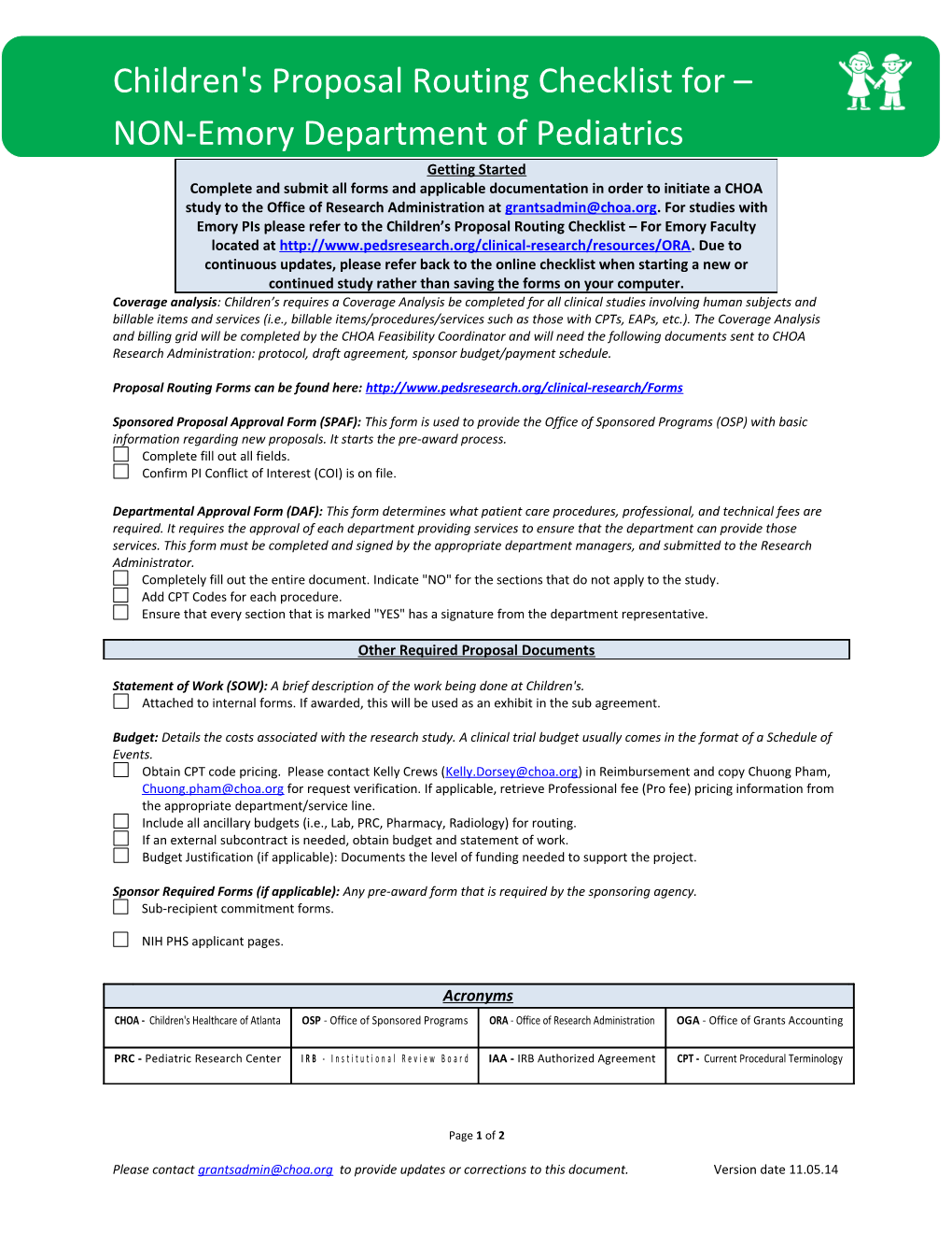 Proposal Routing Forms Can Be Found Here