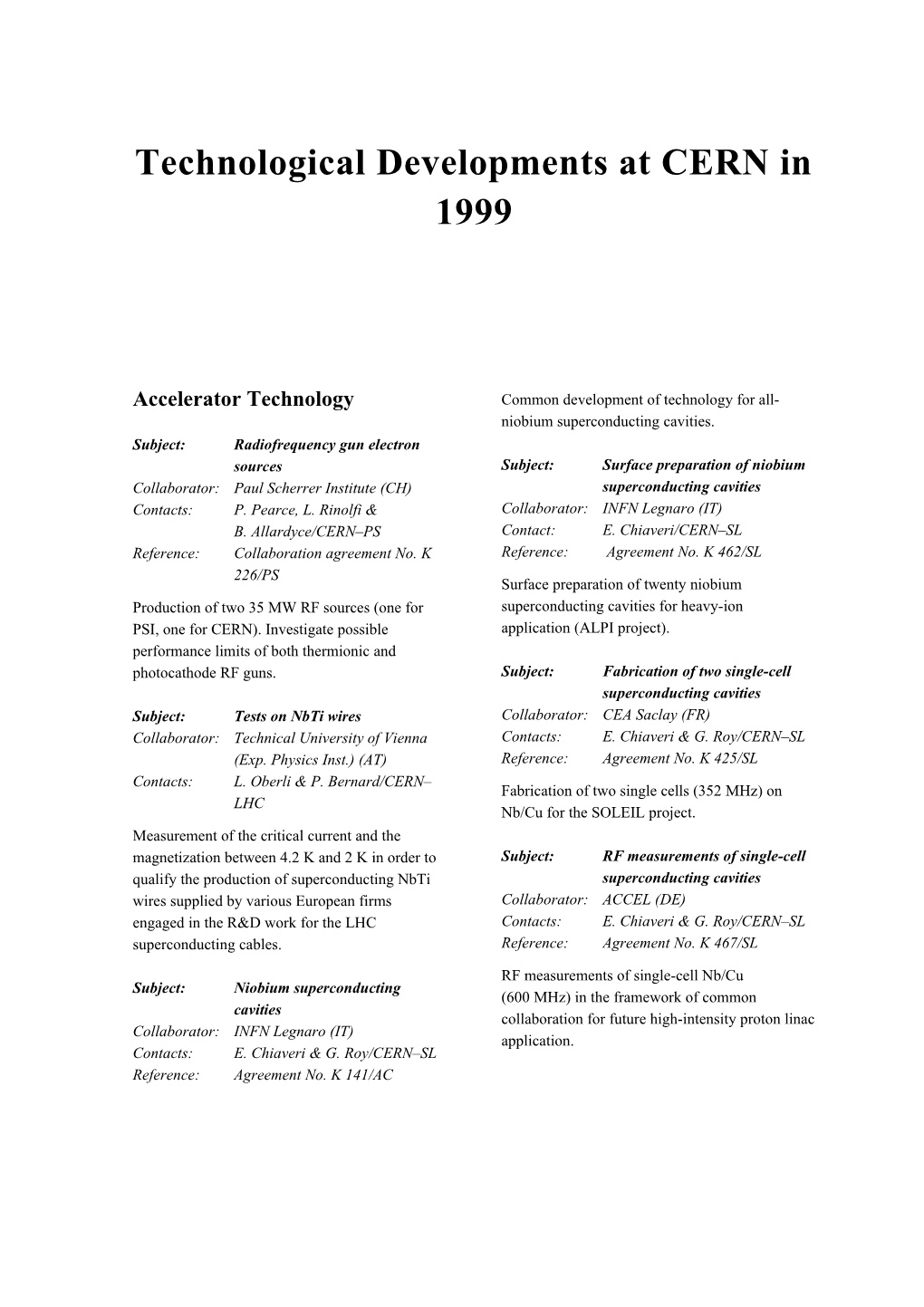 List of Styles to Be Used in Preparing Contributions in MSW