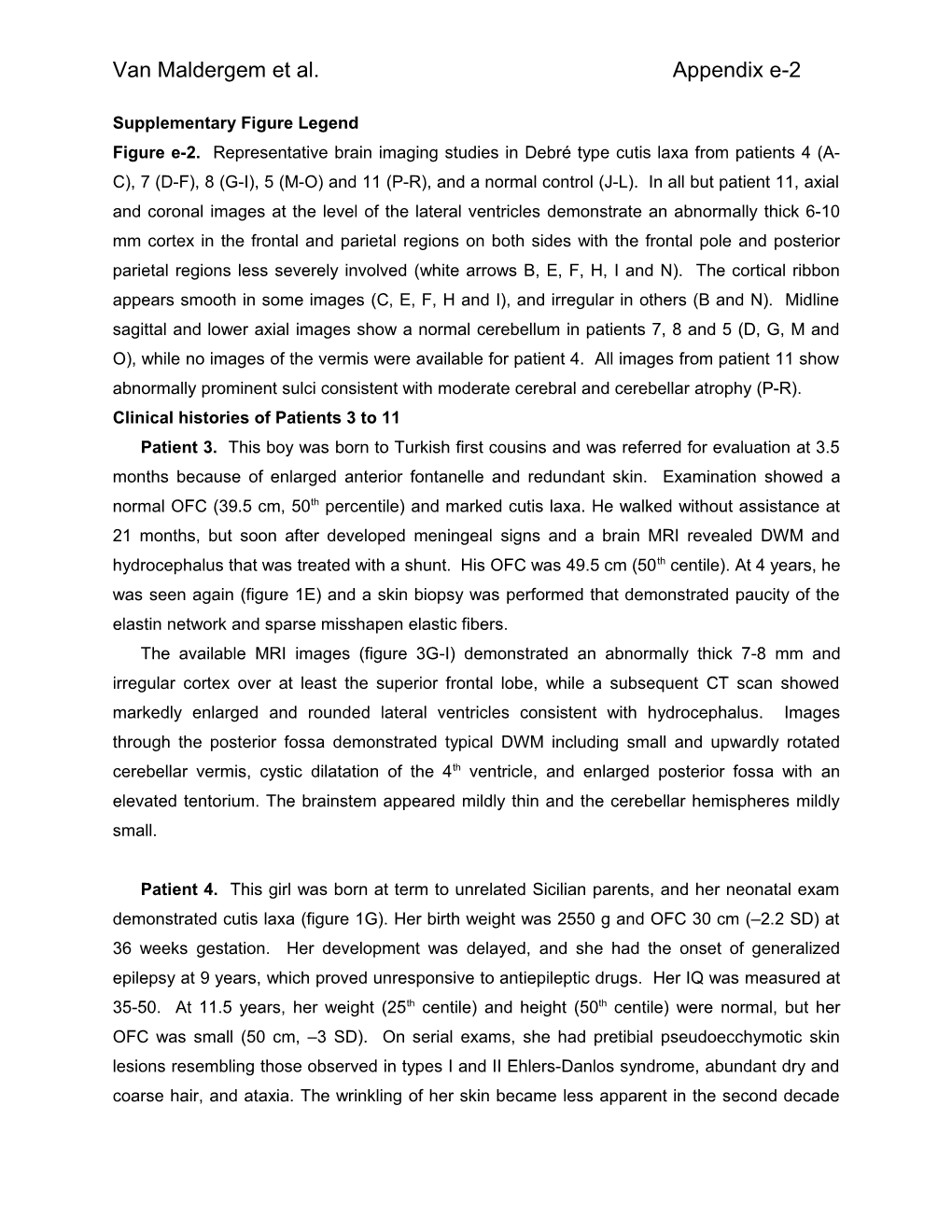 Van Maldergem Et Al.Appendix E2