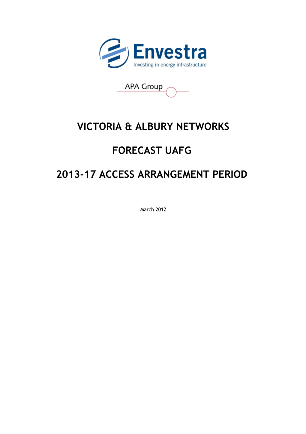 Victoria Mains Replacement Plan - 2013 2018 AA