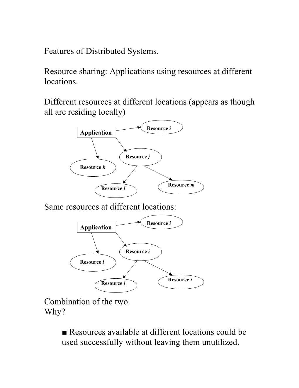 Features of Distributed Systems