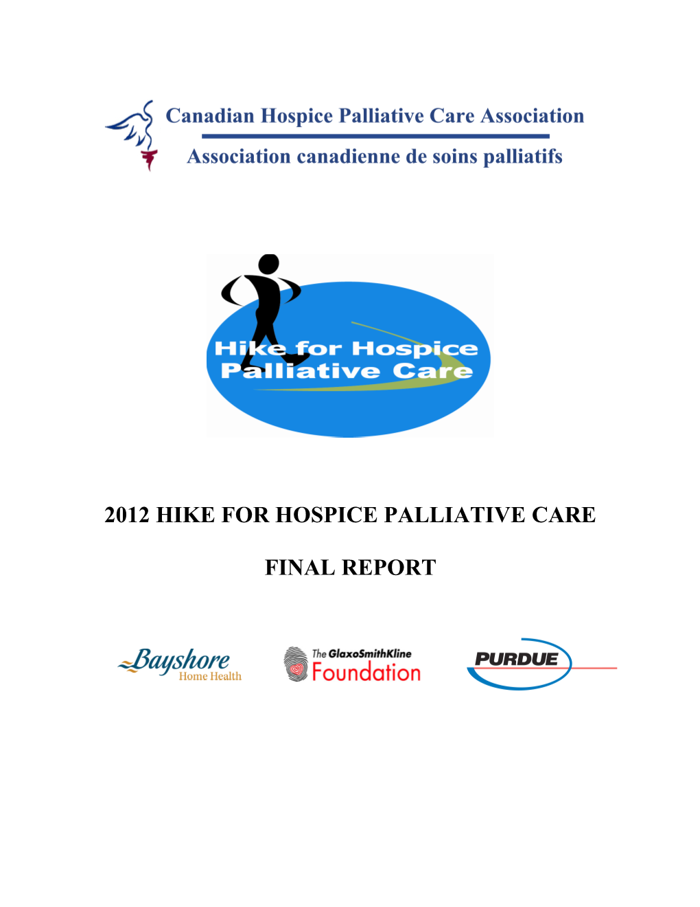 2012 Hike for Hospice Palliative Care