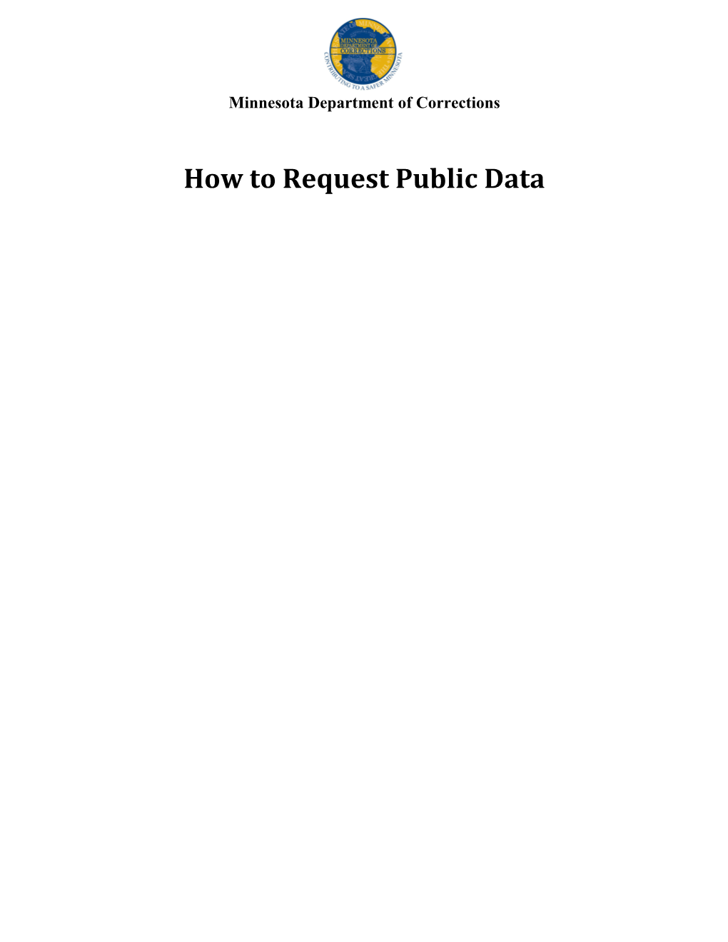 Public Access to Government Data