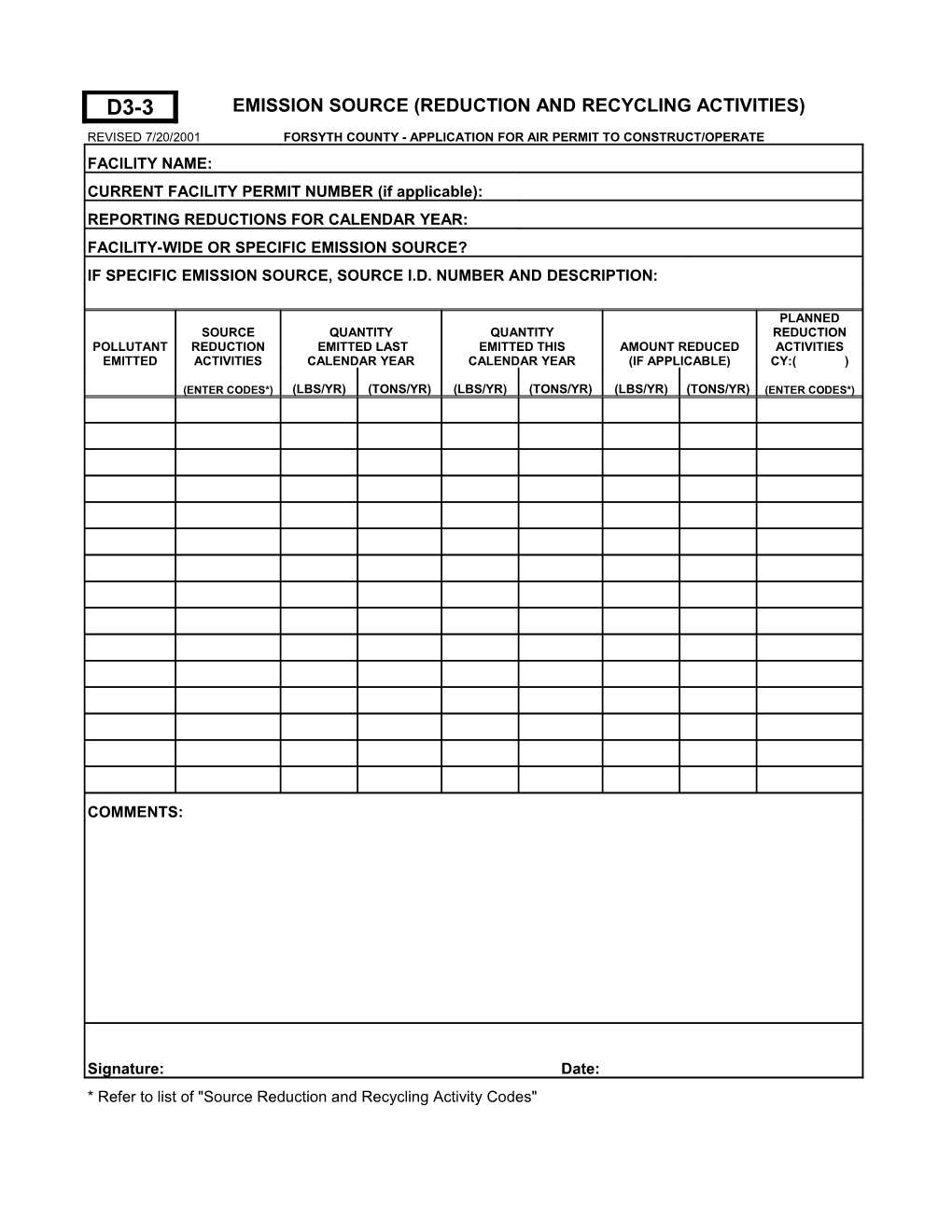 Instructions for Form D3-3