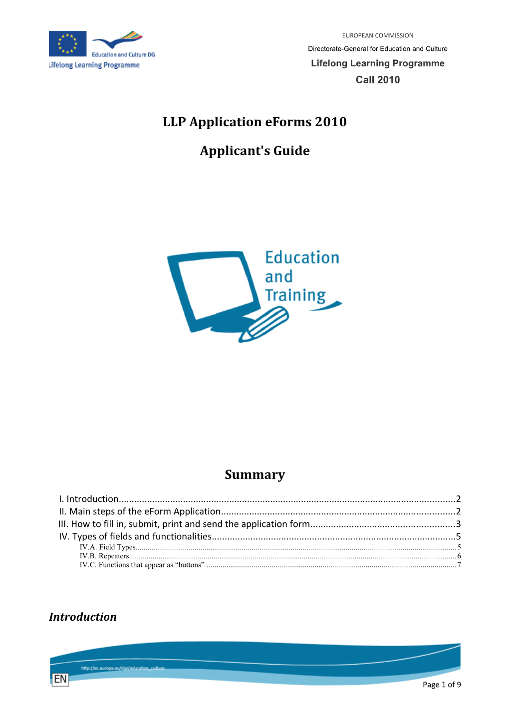 LLP Application Eforms