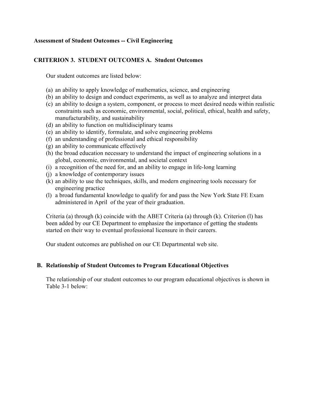 Assessment in Civil Engineering, 2012