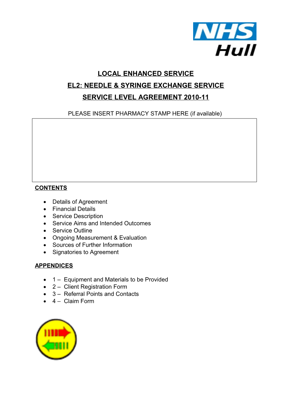 El2:Needle & Syringe Exchange Service