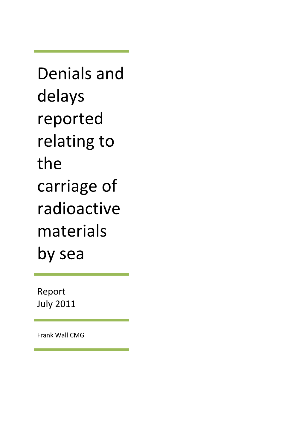 Assessment of the Entries/Reports in the Database9