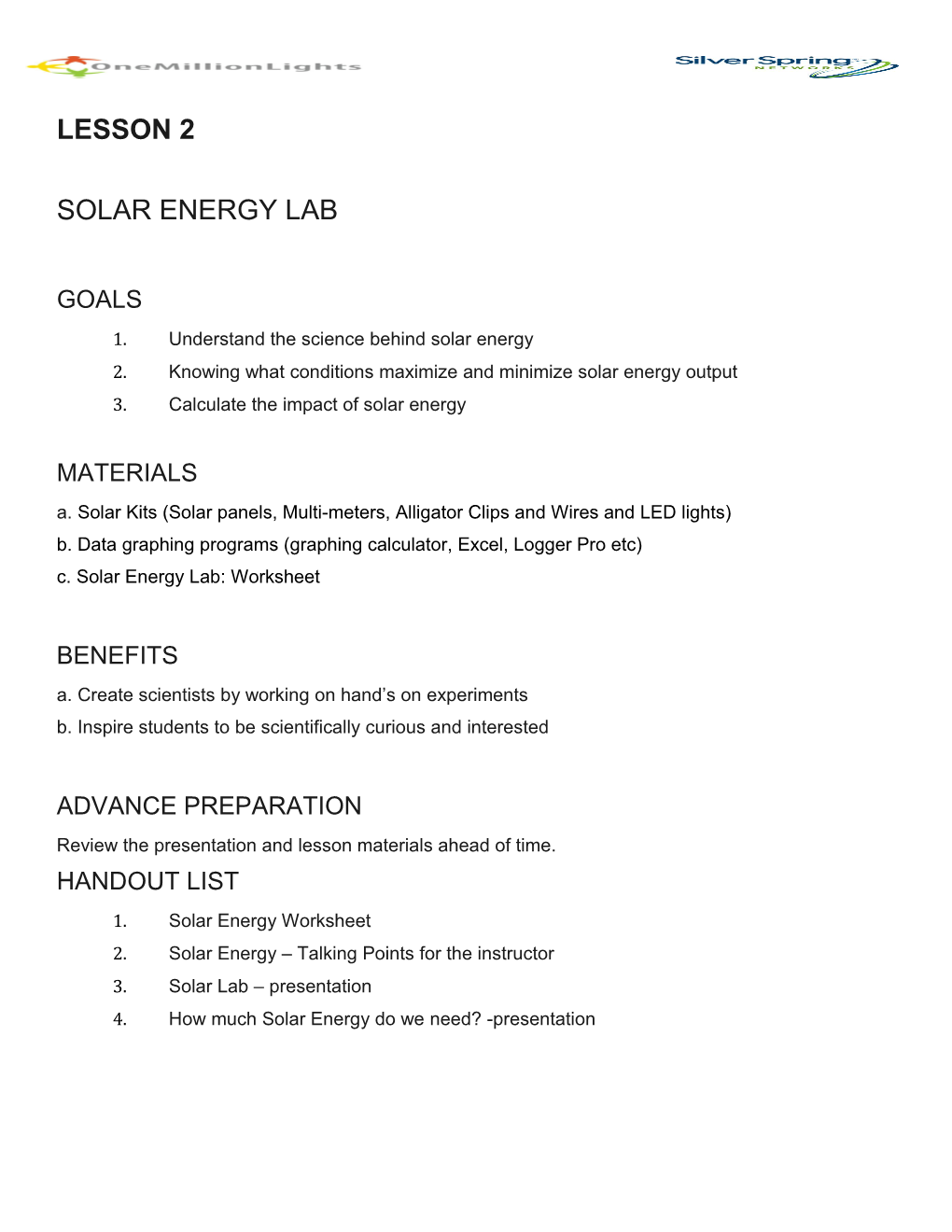 Solar Energy Lab