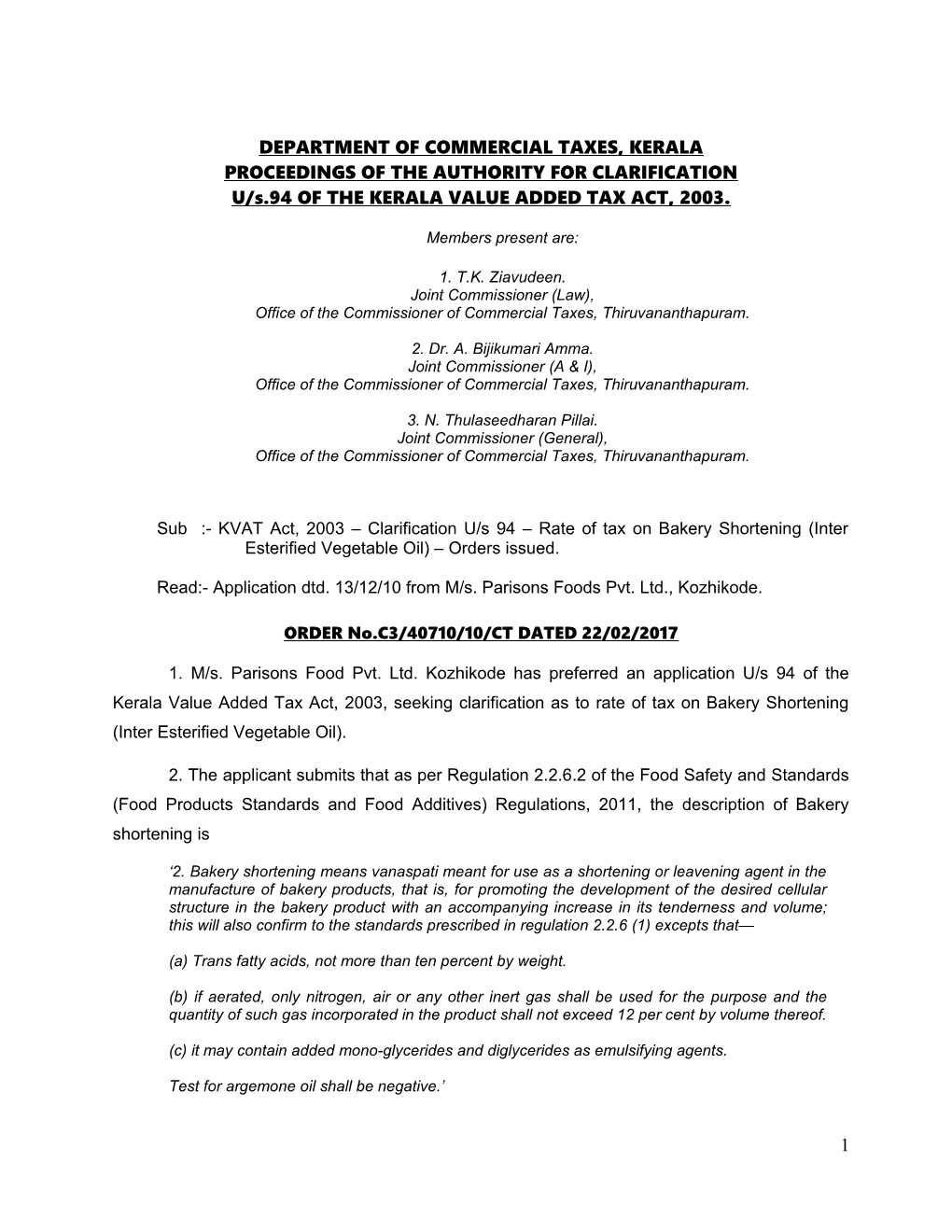 Department of Commercial Taxes, Kerala