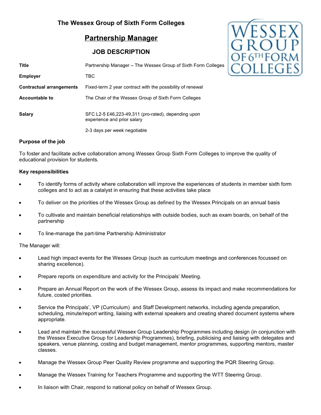 The Hampshire Sixth Form Colleges Partnership
