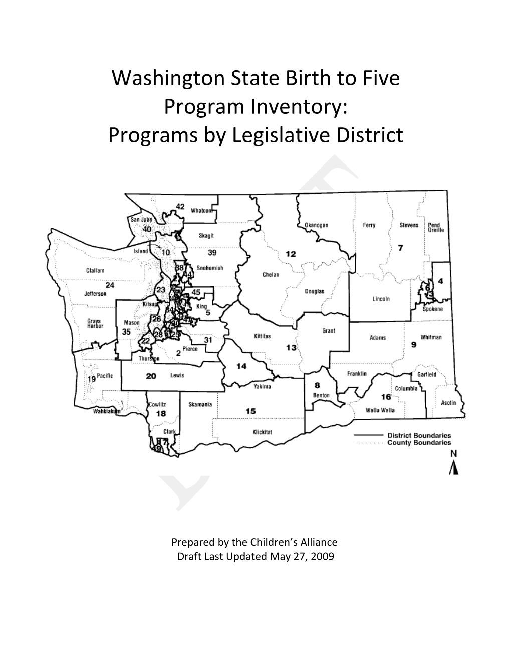 Programs by Legislative District