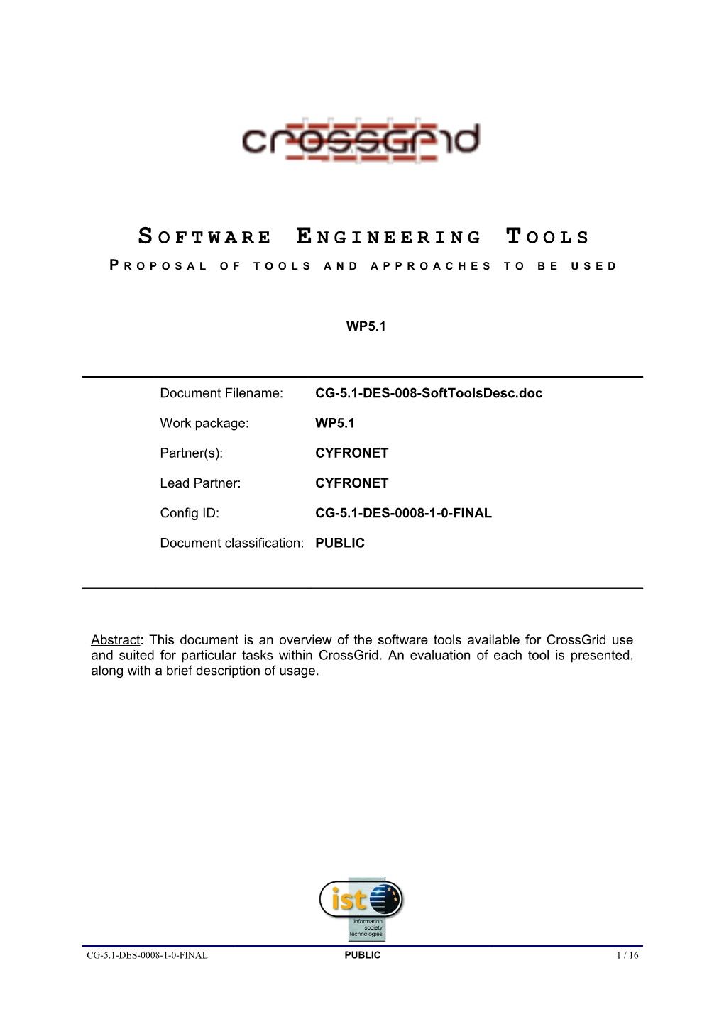 Software Engineering Tools