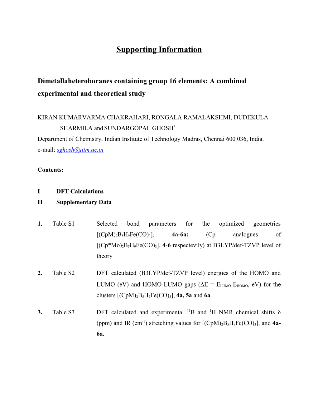 Dimetallaheteroboranes Containing Group 16 Elements: a Combined Experimental and Theoretical