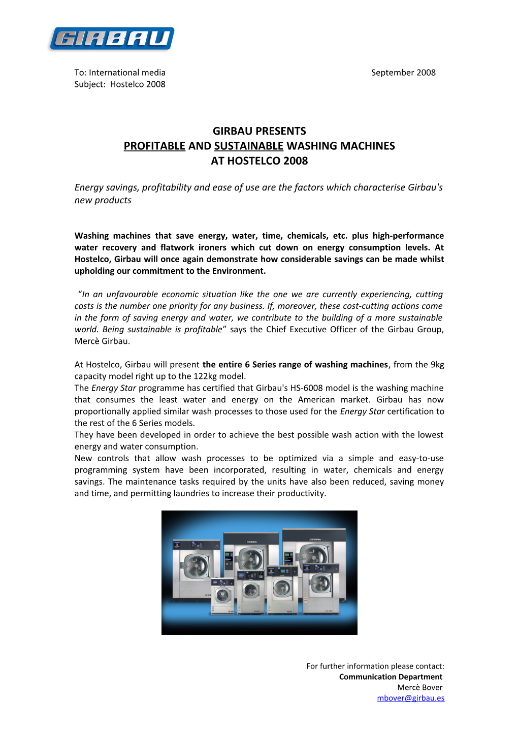 Profitable and Sustainable Washing Machines