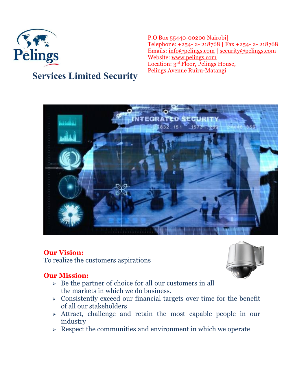 Pelings Security Company Limited