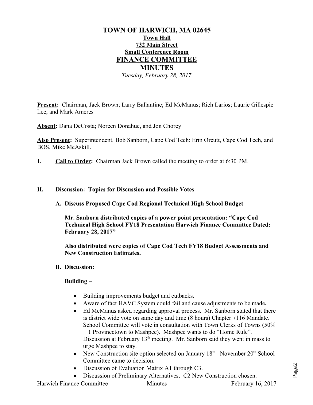 Selectmen S Meeting Agenda